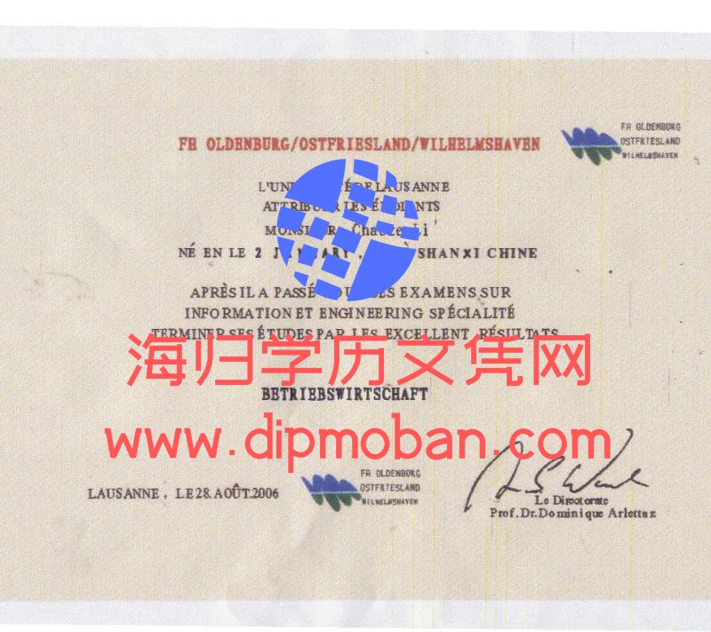 德国奥登堡东弗里斯兰大学