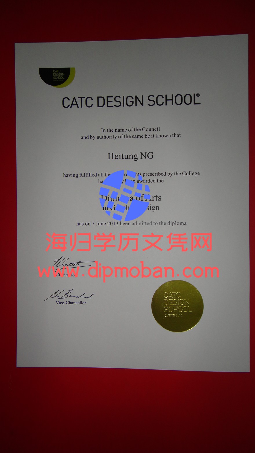 澳大利亚CATC设计学院毕业证