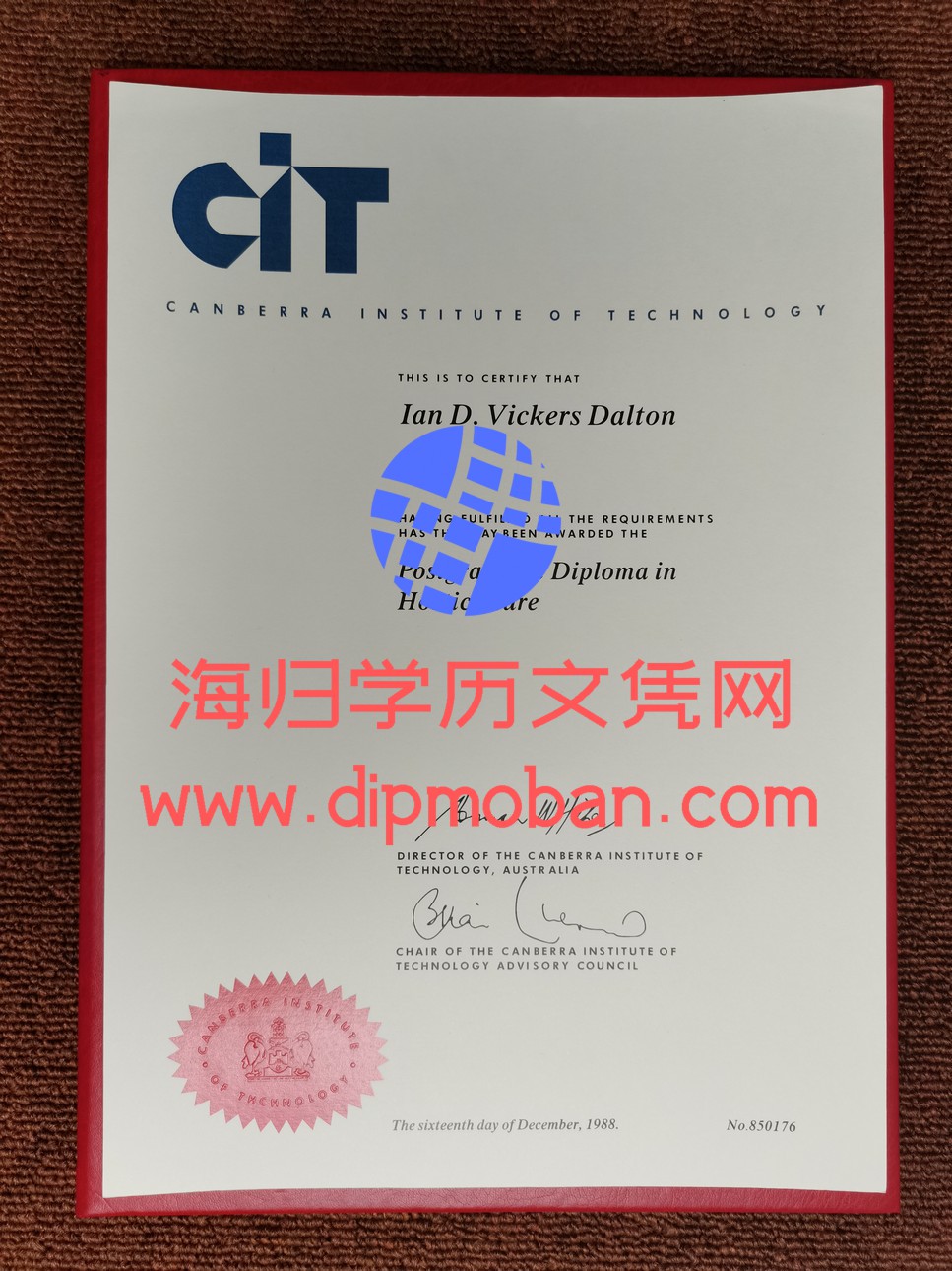 澳大利亚堪培拉理工学院毕业证