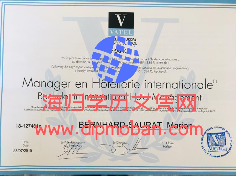 瓦岱勒国际酒店与旅游管理学院VATEL