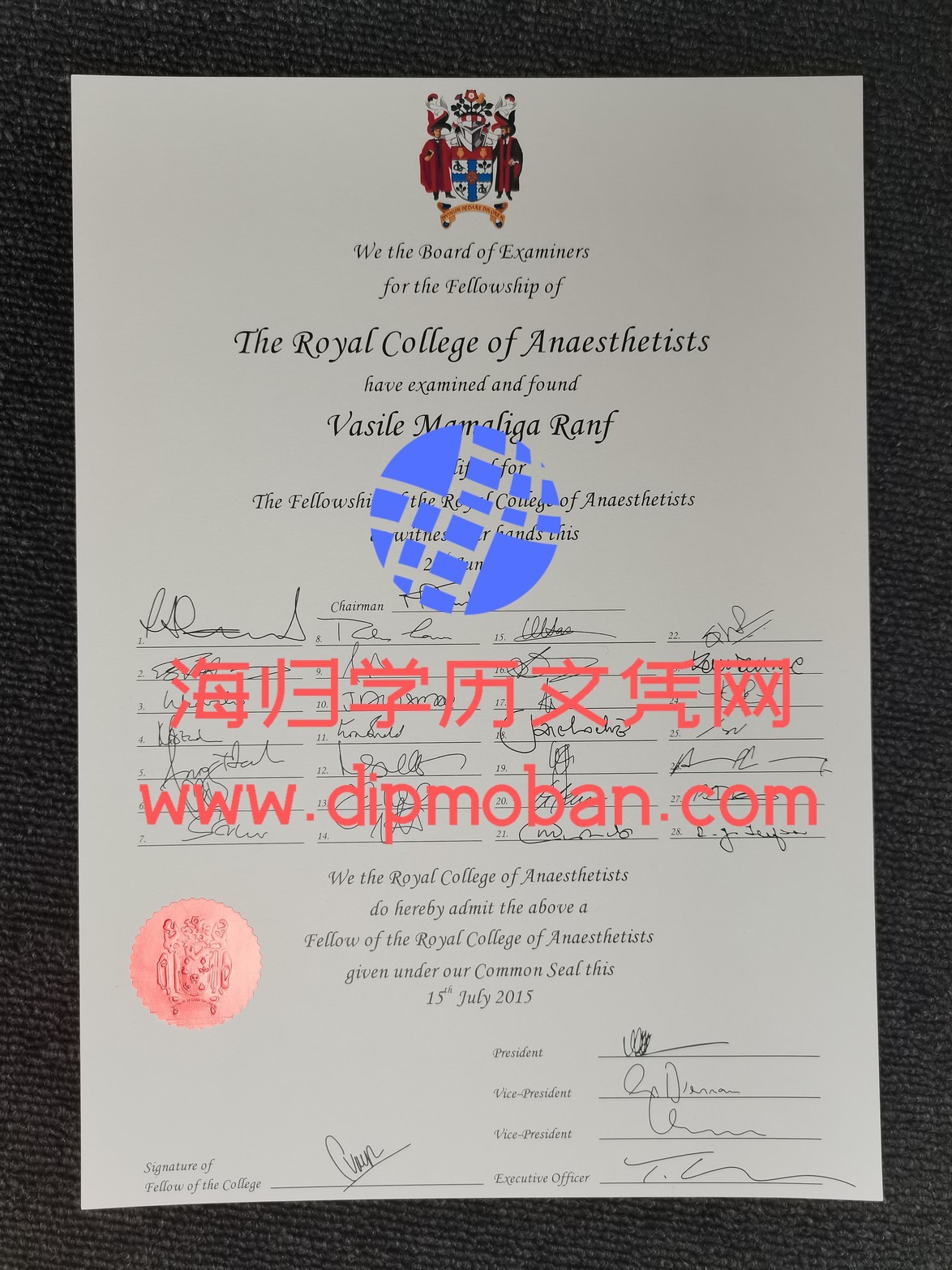 英国皇家麻醉医师学院 英国皇家麻醉医师学院